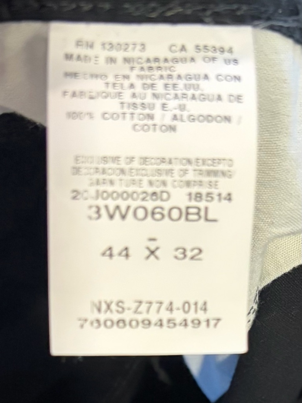 Wrangler Riggs Workwear Cargo Pants 44x32 Black Heavy Duty Utility Mens - Picture 5 of 10